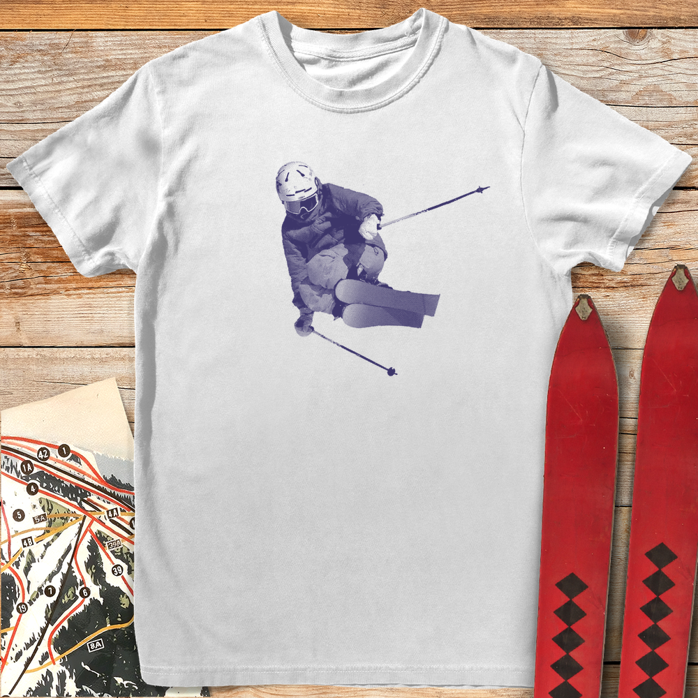 1055 Bitmap Ski Style White - White