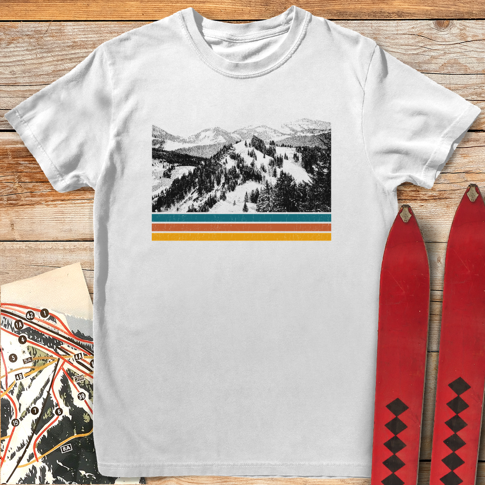 1056 Old School Landscape White - White