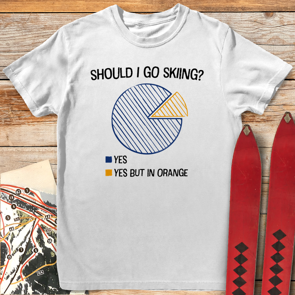 1027 Should I Ski White - White