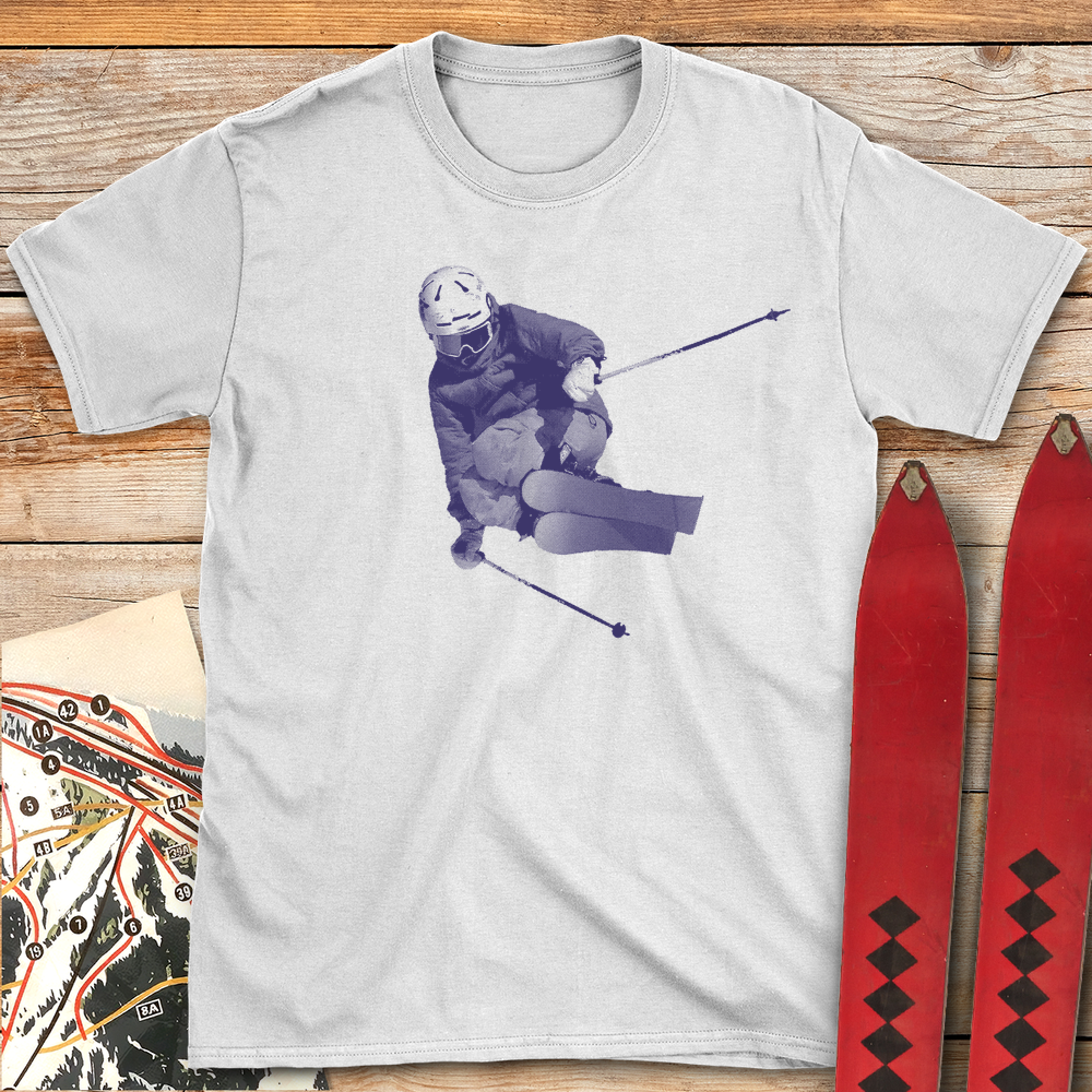 1055 Bitmap Ski Style White - White
