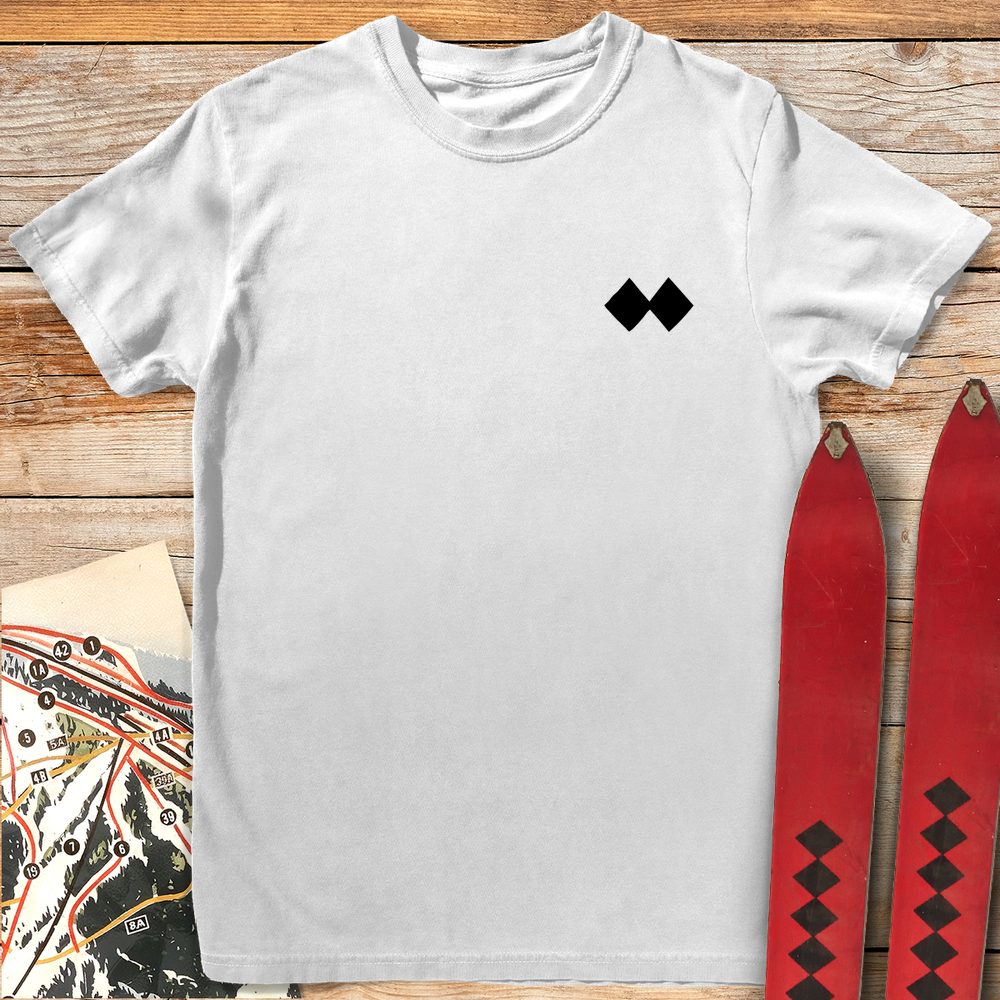 1084 Double Diamond Pocket White - White