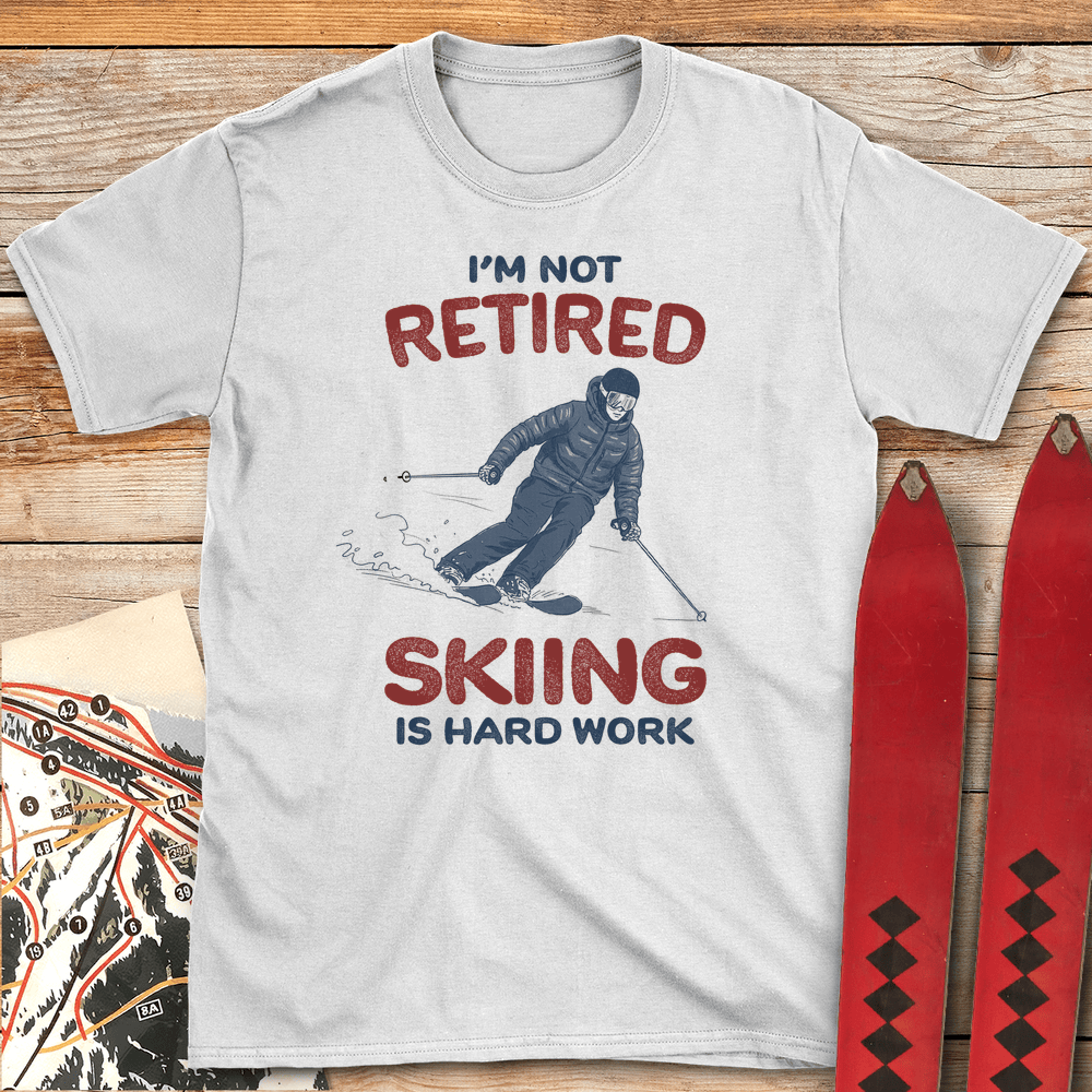 1094 I M Not Retired White - White