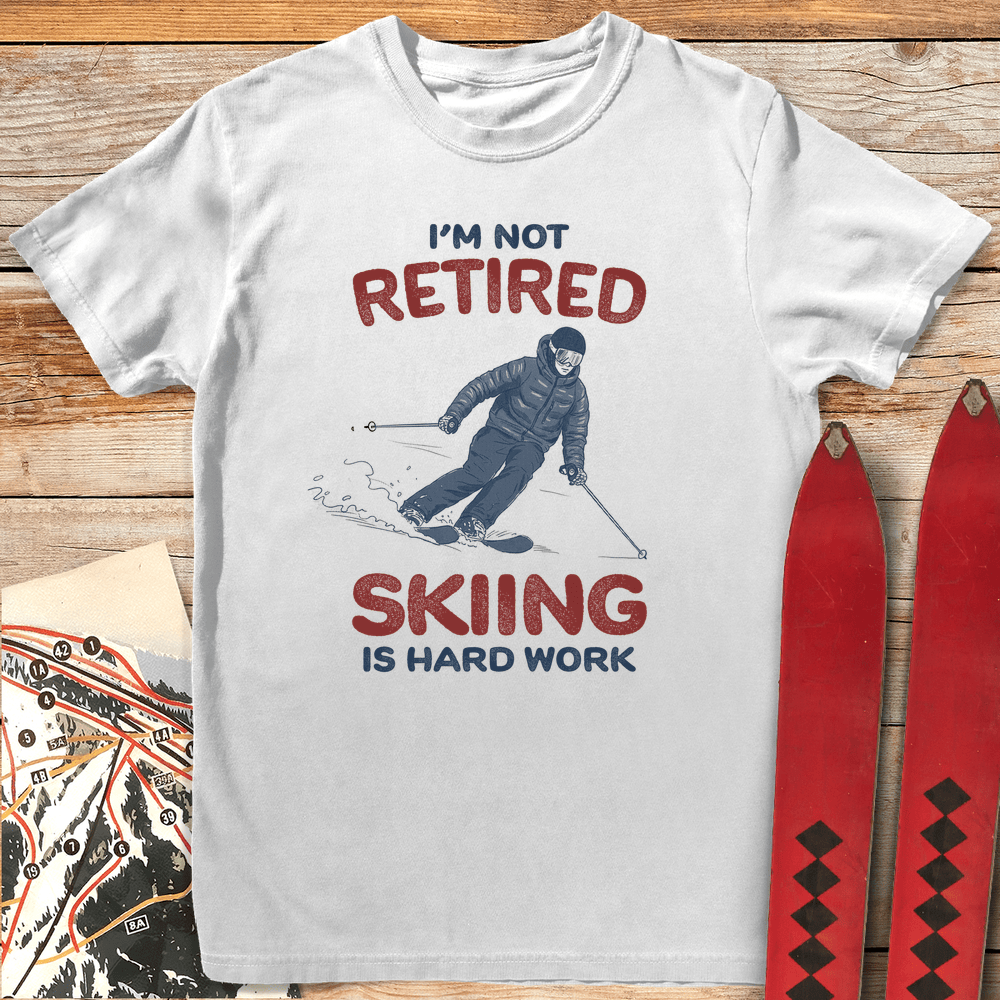 1094 I M Not Retired White - White