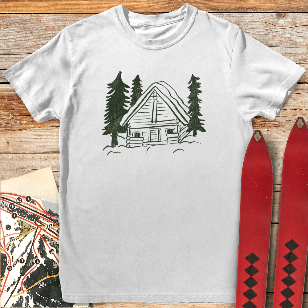 1118 Forest Cabin White - White