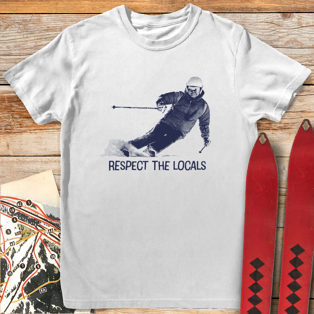 1159 Respect The Locals White - White