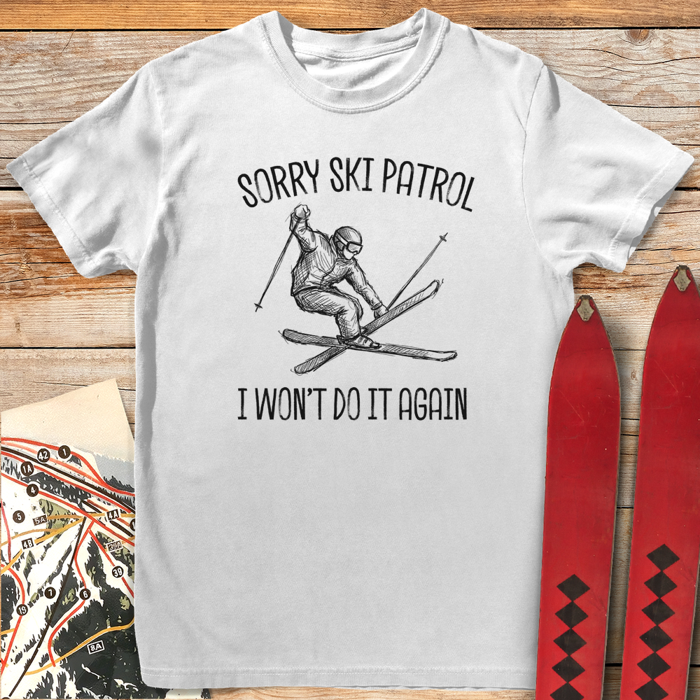 1171 Sorry Ski Patrol White - White