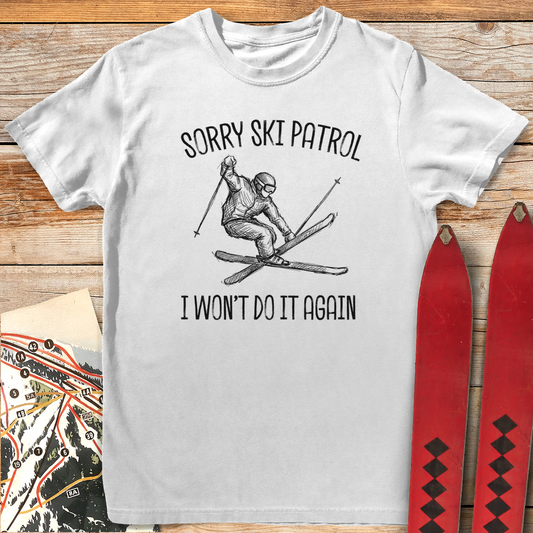 1171 Sorry Ski Patrol White - White