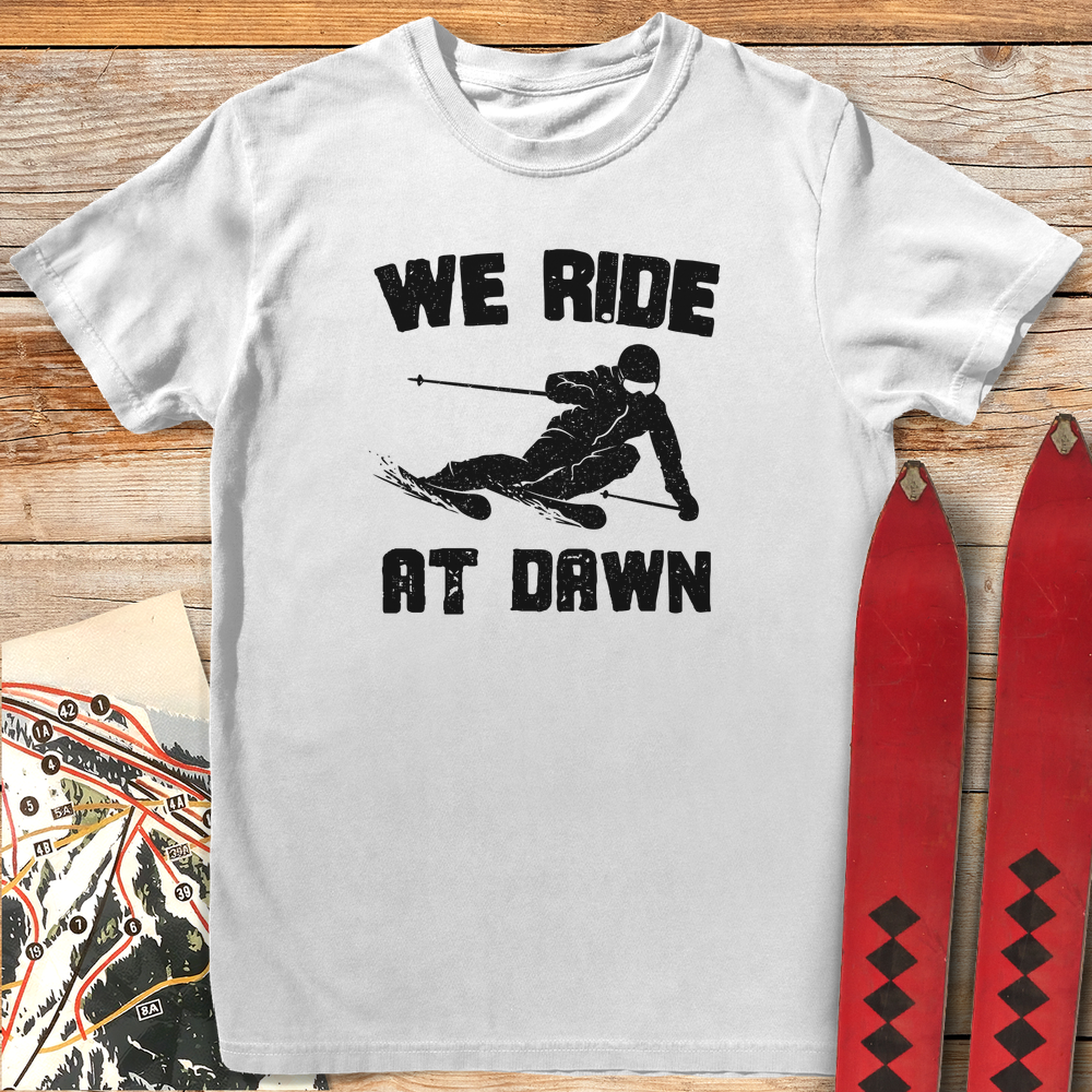 1175 Ride At Dawn Ski White - White