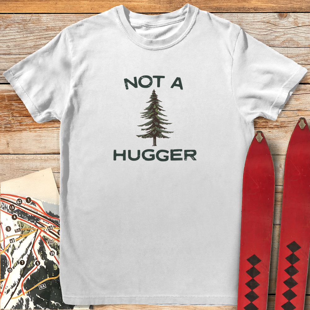 1226 Not A Hugger White - White