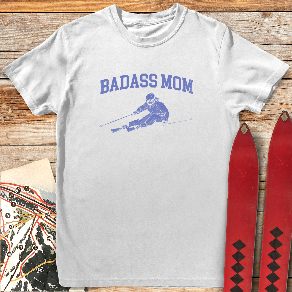 1219 Badass Mom White - White