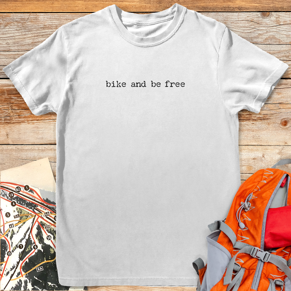 1228 Bike And Be Free White - White