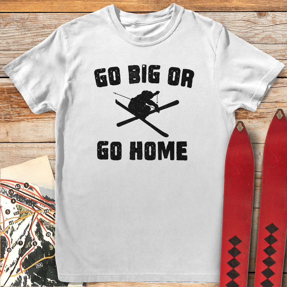 1238 Go Big Skier White - White