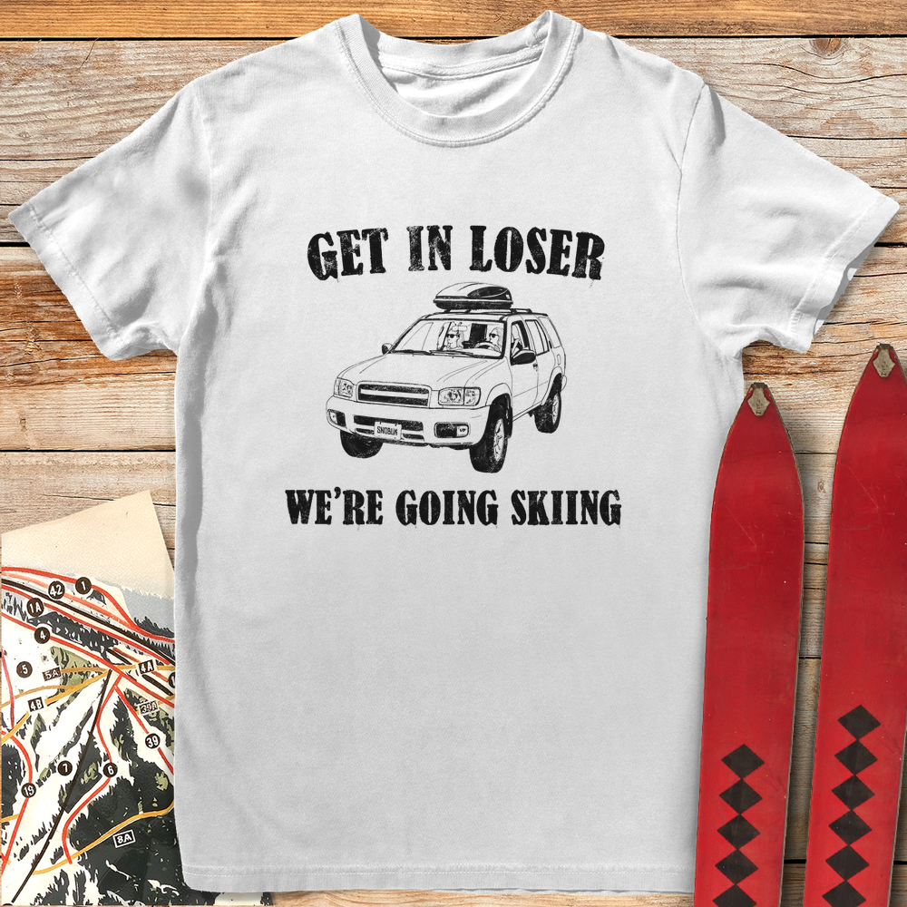 1239 Get In Loser Truck Ski White - White