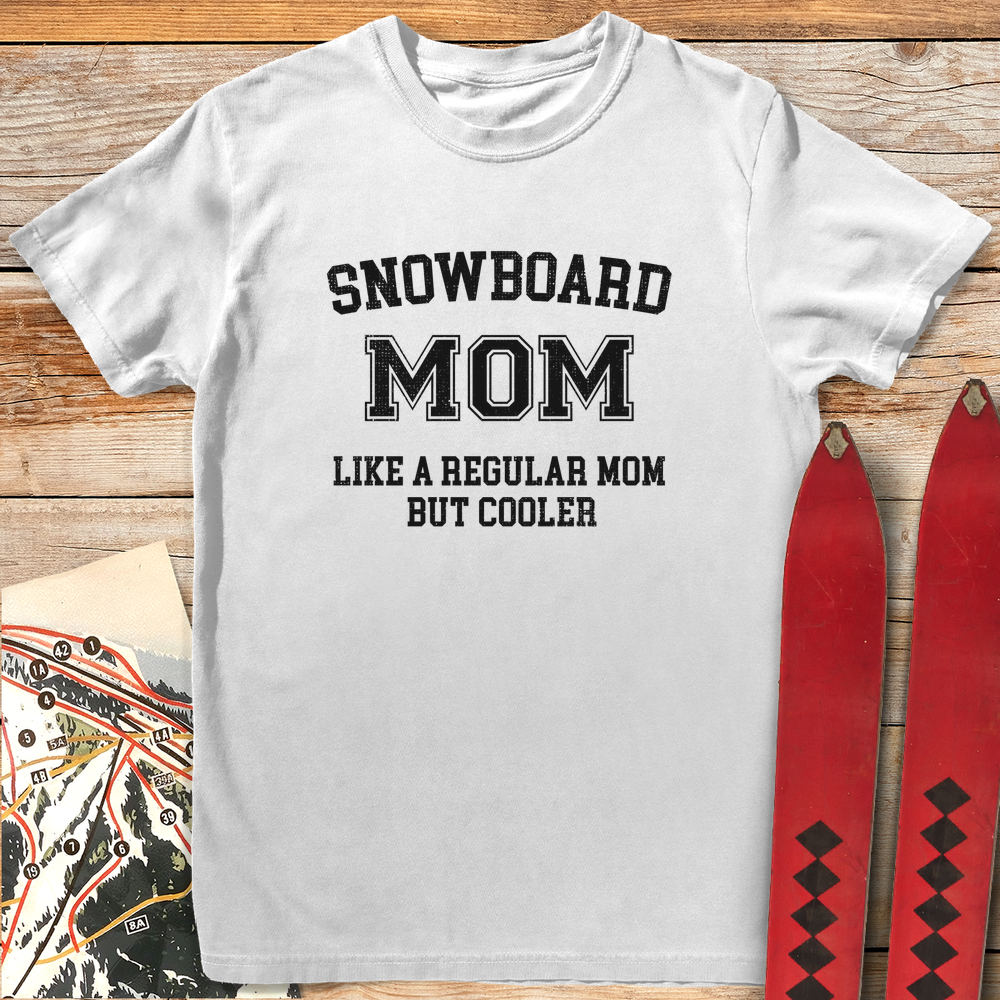 1249 Varsity Snowboard Mom White - White
