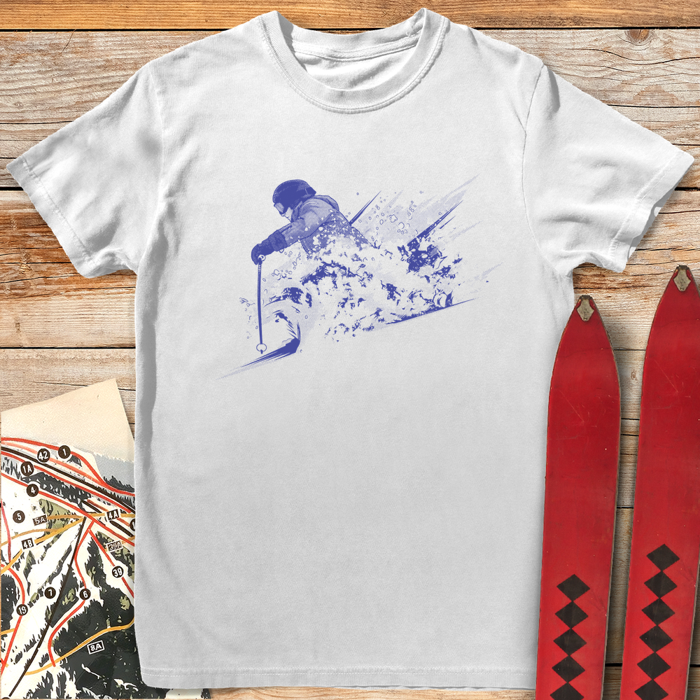 1253 Power Powder Skier White - White