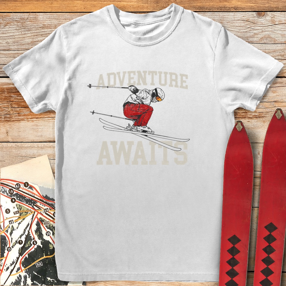 1269 Adventure Awaits Ski White - White