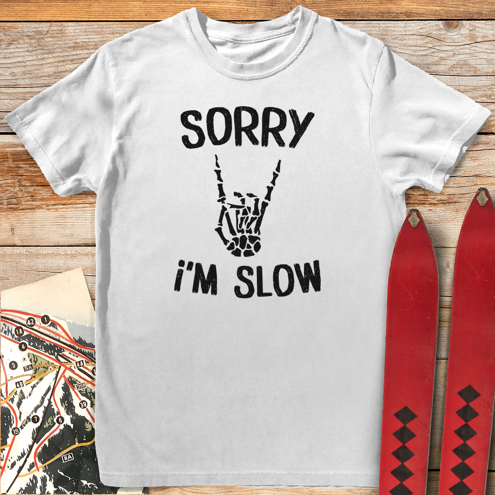 1262 Sorry I M Slow White - White