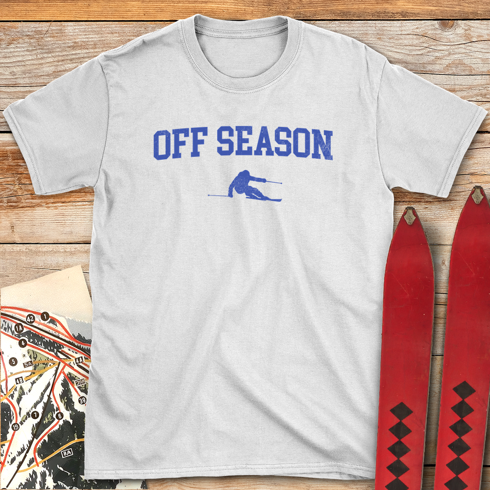 1271 Off Season Skier White - White