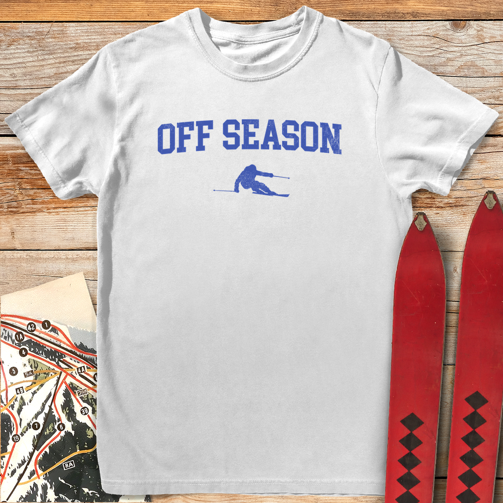 1271 Off Season Skier White - White