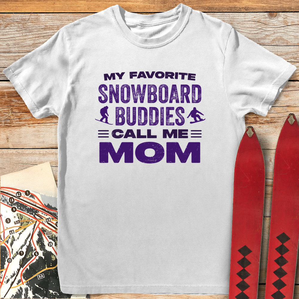 1283 Snowboard Buddy Mom White - White