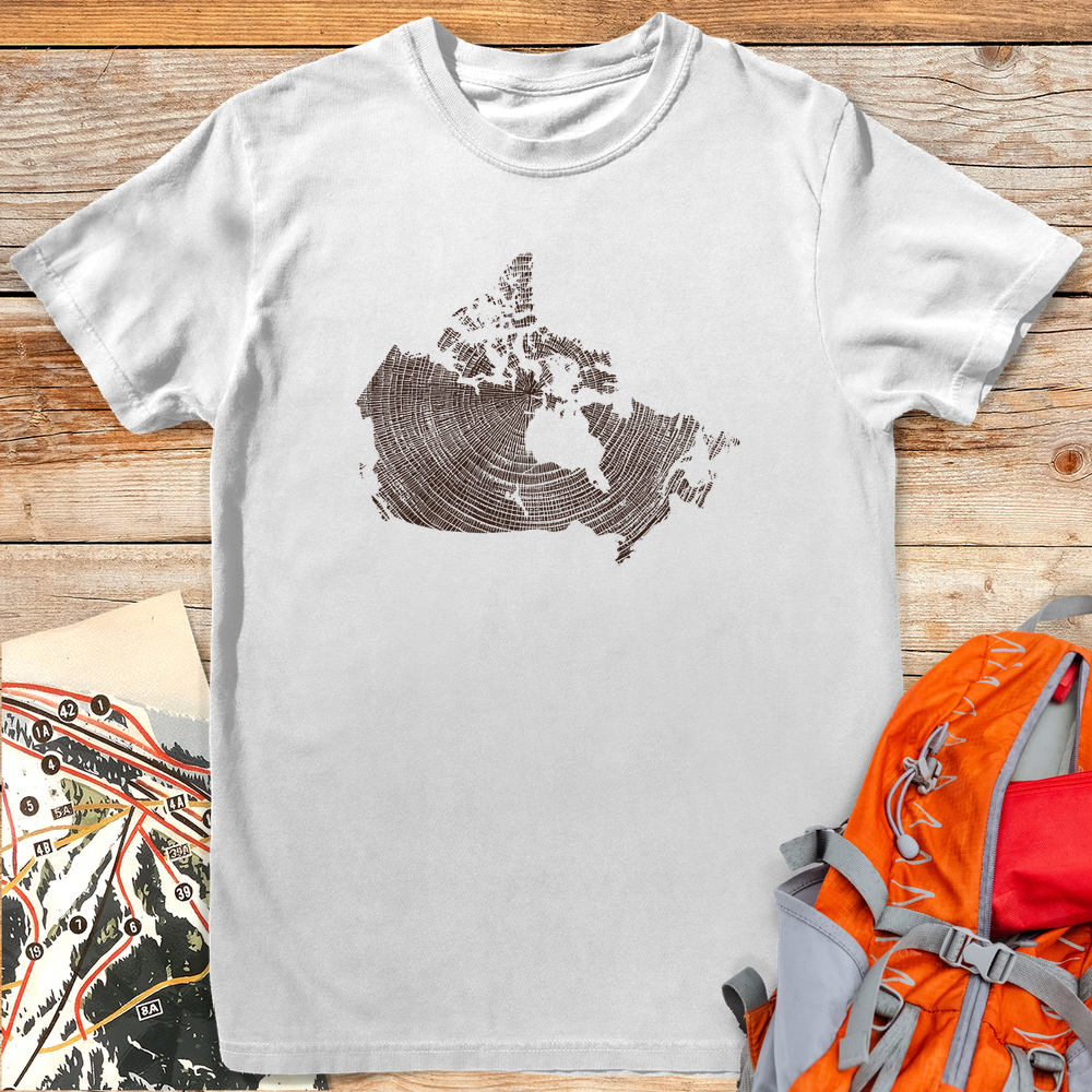 1317 Woodgrain Canada White - White