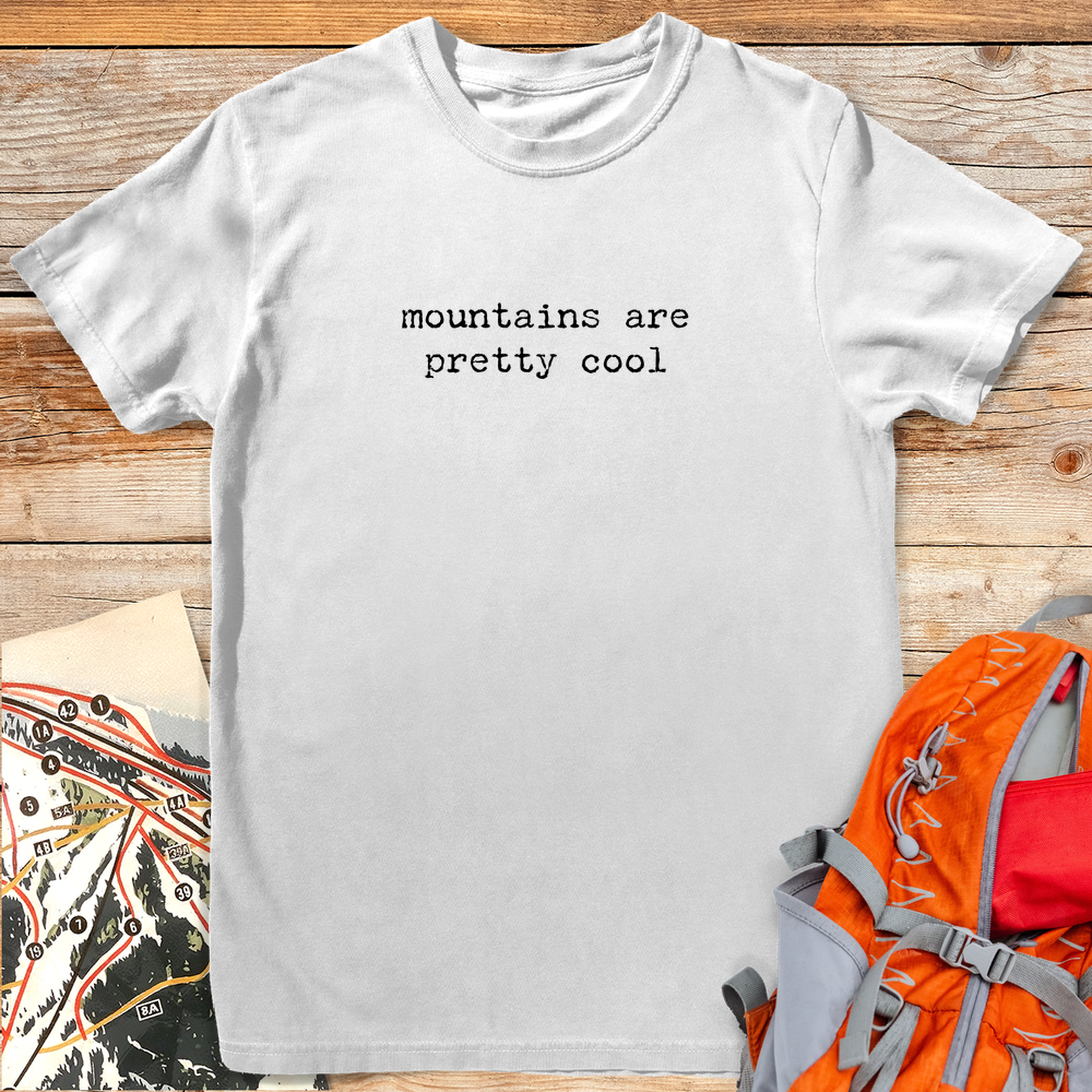 1310 Mountains Are Cool White - White