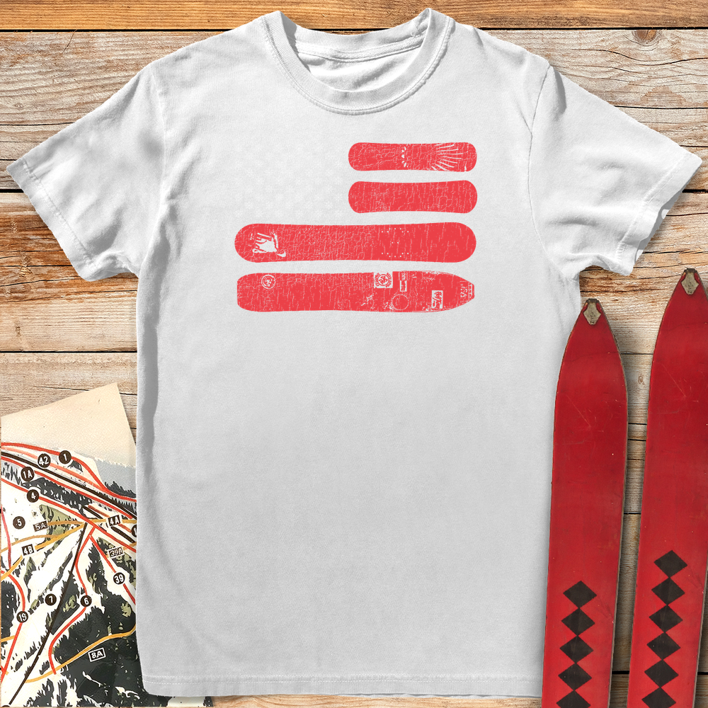 1320 American Snowboarder - White