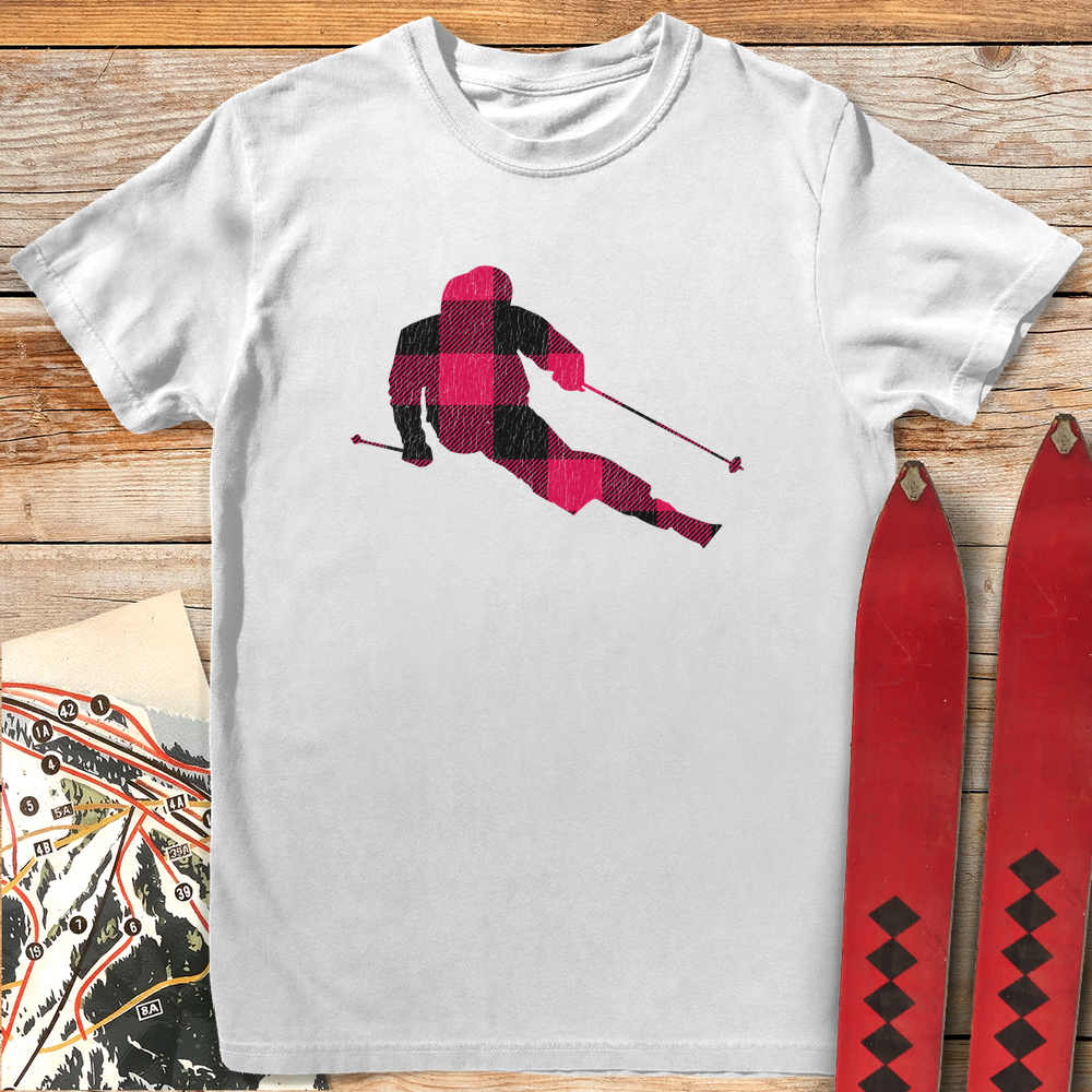 1332 Buffalo Plaid Skier - White