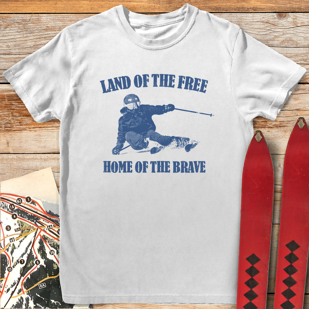 1337 Land Of The Free Ski White - White