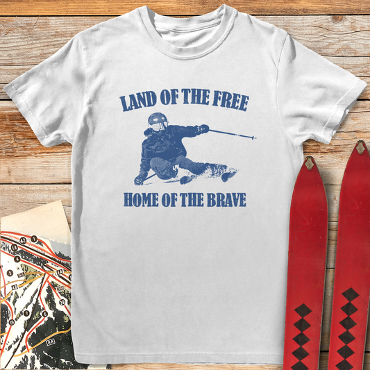 1337 Land Of The Free Ski White - White