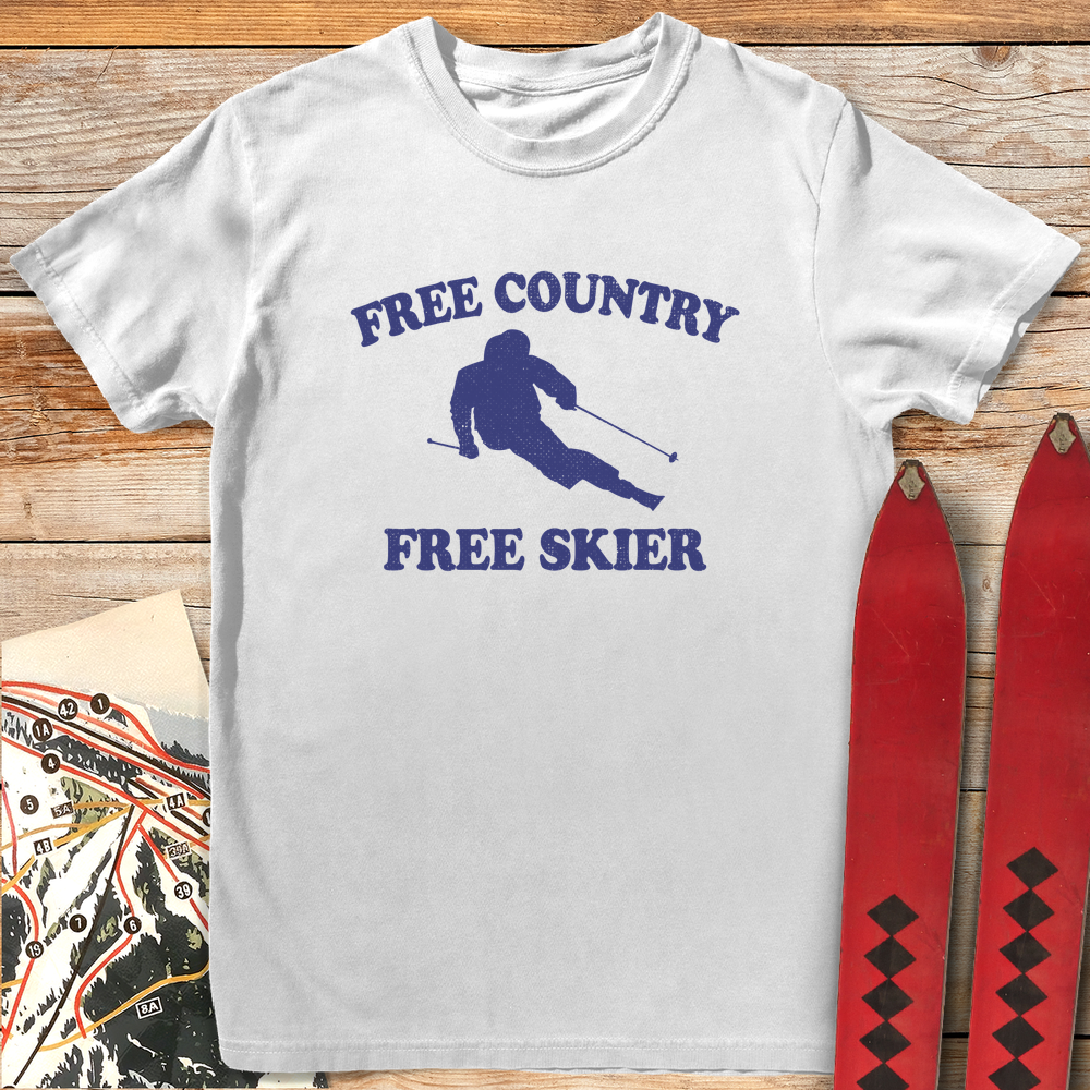 1335 Free Country Skier White - White
