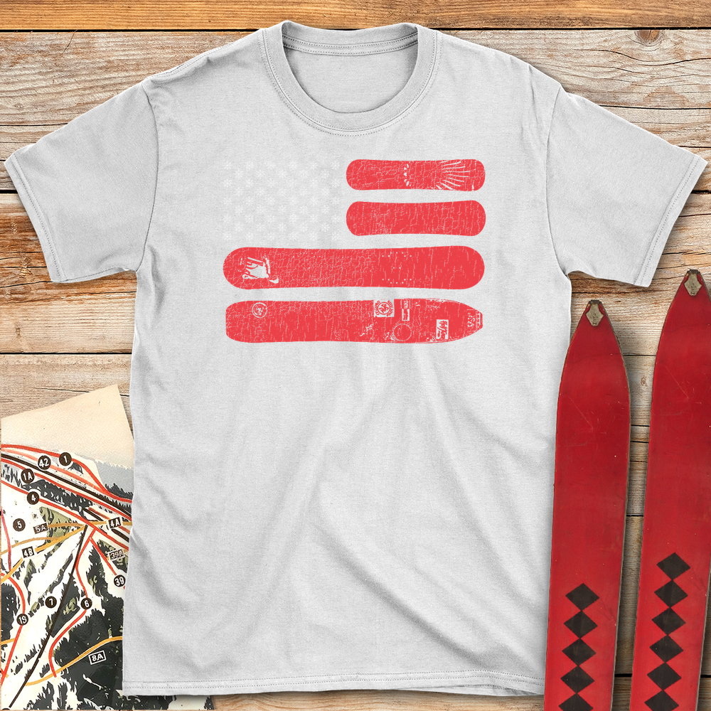 1320 American Snowboarder - White