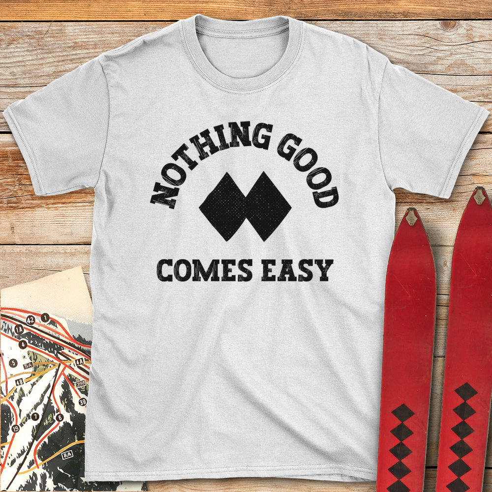 1344 Good Aint Easy White - White
