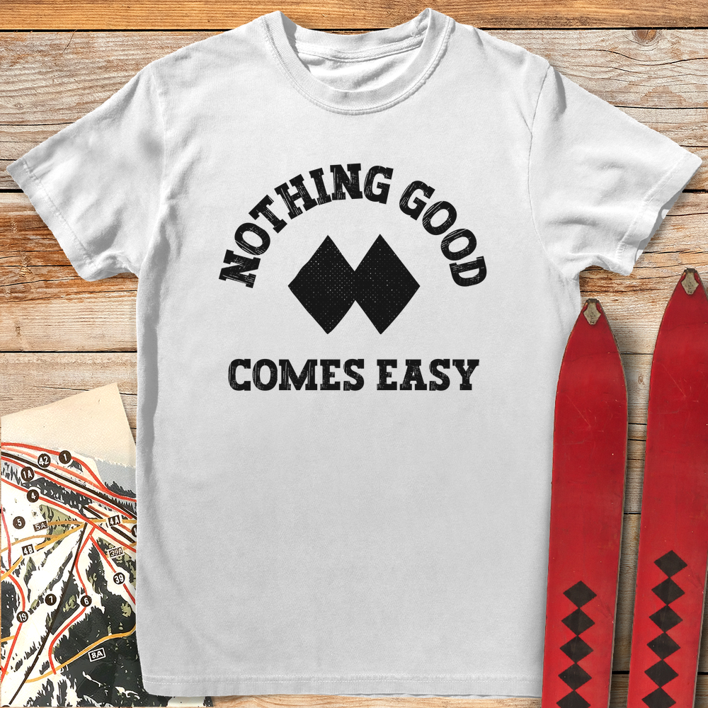 1344 Good Aint Easy White - White