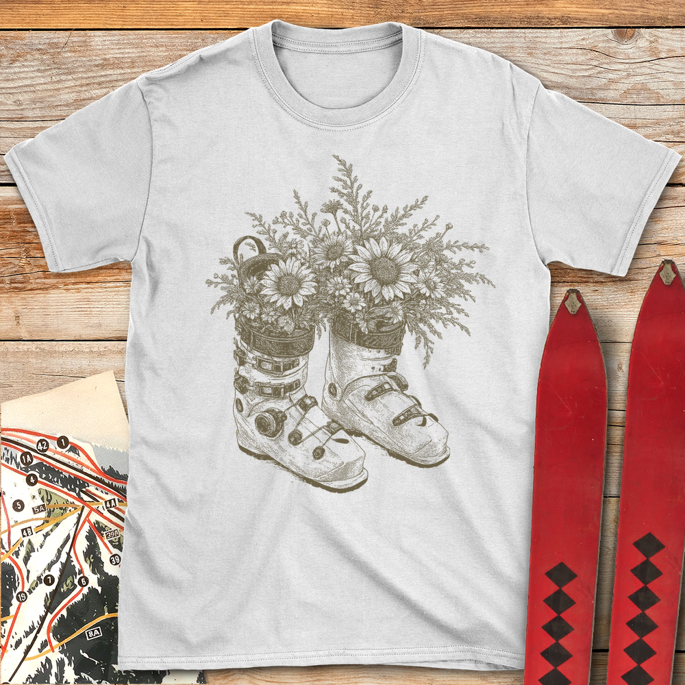 1356 Garden Ski Boots White - White