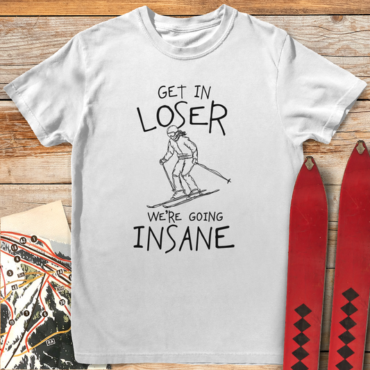 1355 Insane Skier White - White