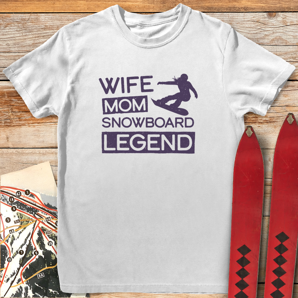 1376 Mom Snowboard Legend White - White