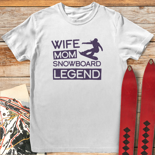 1376 Mom Snowboard Legend White - White
