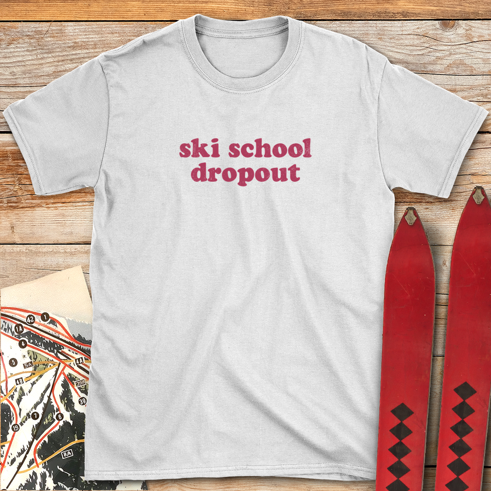 1377 Ski School Dropout White - White