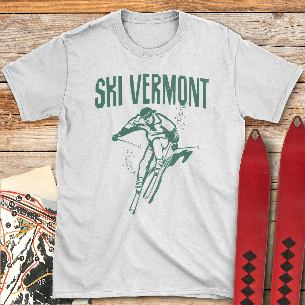 1379 Ski Vermont White - White