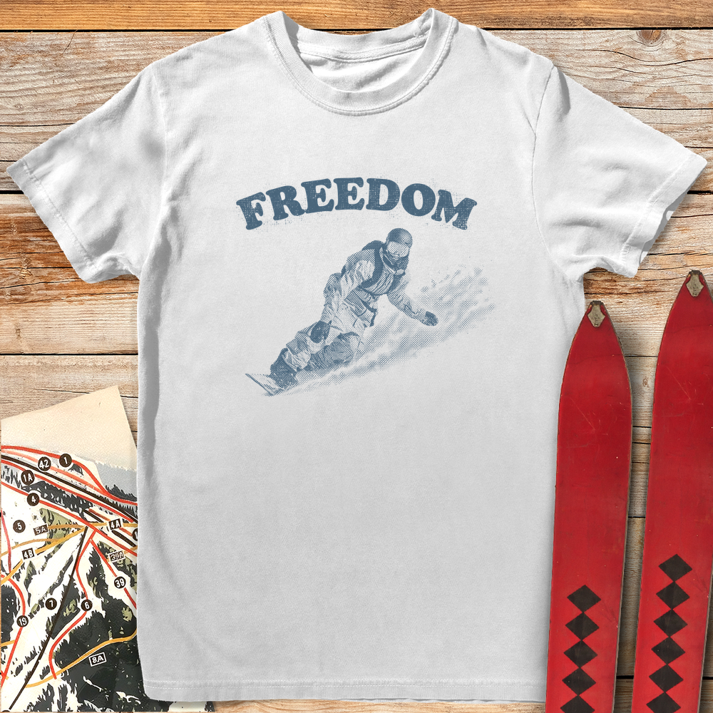 1396 Freedom Snowboard White - White