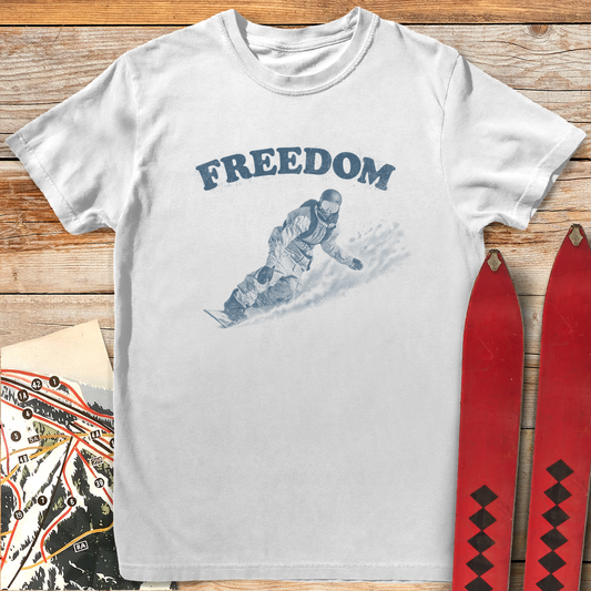 1396 Freedom Snowboard White - White