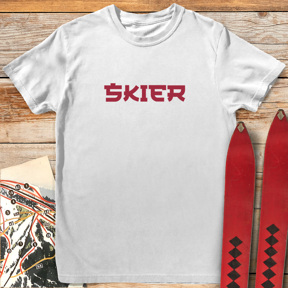 1391 Far East Skier White - White