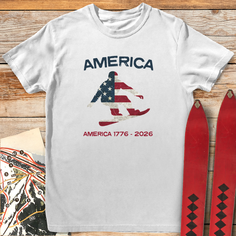 1423 Snowboard Usa Flag 250 White - White